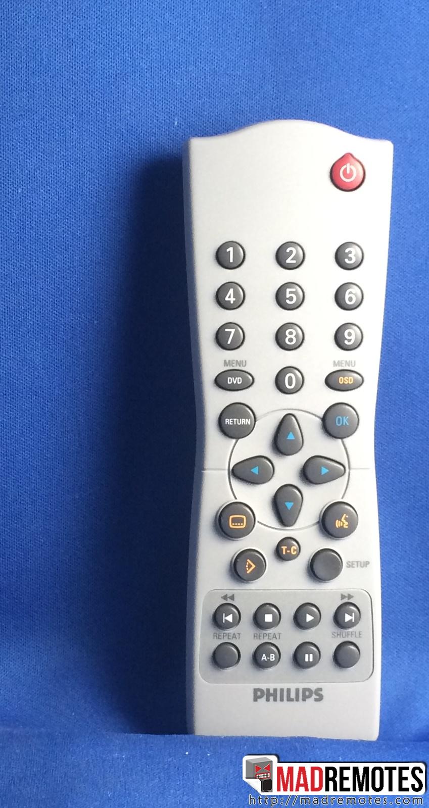 rc122 remote buttons functions